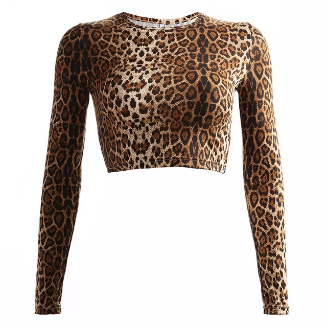 Leopard Women's Crop Tops