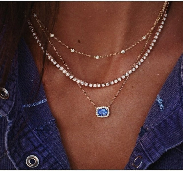 Star Multi-layer Women Necklaces