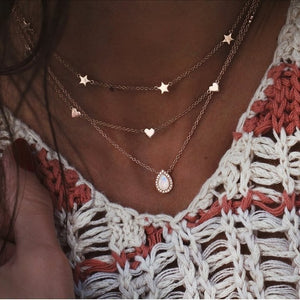 Star Multi-layer Women Necklaces